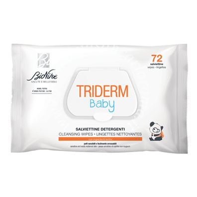 Triderm baby salviettine detergenti 72 pezzi