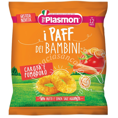 Plasmon dry snack paff carota pomodoro 15 g
