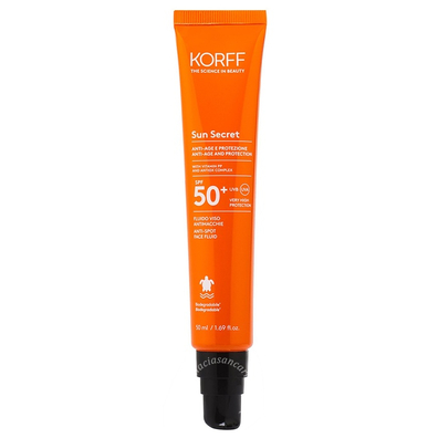 Korff sun secret fluido viso antimacchie spf50+ 50 ml