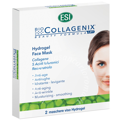 Esi biocollagenix hydrogel face mask 2 pezzi