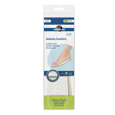 Master aid footcare soletta comfort ritagliabile 2 pezzi