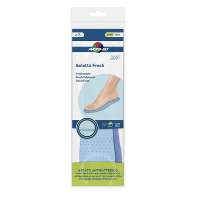 Master aid footcare soletta fresh ritagliabile 2 pezzi