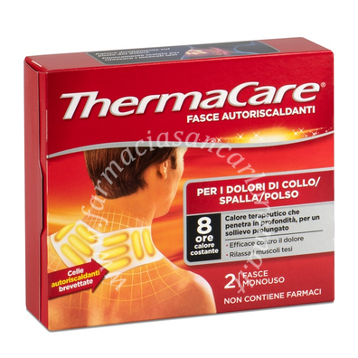 Fasce autoriscaldanti a calore terapeutico thermacare collo/spalla/polso 2 pezzi