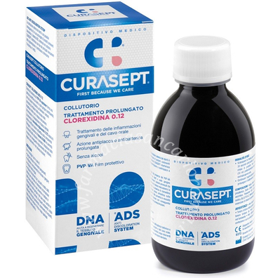 Curasept collutorio 0,12 200 ml ads + dna