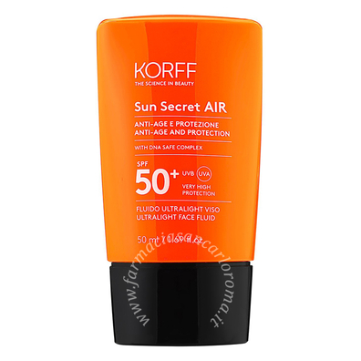 Korff sun secret air viso spf50+ 50 ml
