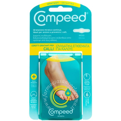 Compeed cerotti per calli idratanti 6 pezzi