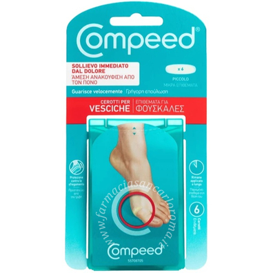 Compeed cerotti per vesciche piccolo 6 pezzi