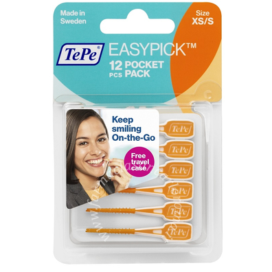 Tepe easypick xs/s arancione 12 pezzi