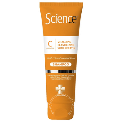 Science shampoo ristrutturante elasticizzante keratina 100 ml