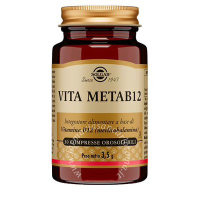 Solgar Vita metab12 30 compresse orosolubili