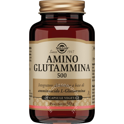 Solgar Amino glutammina 500 50 capsule vegetali
