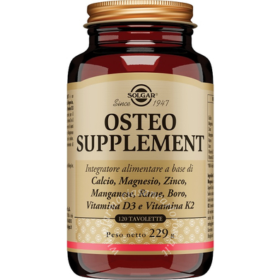 Solgar osteo supplement 120 tavolette