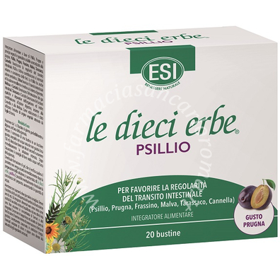 Esi le dieci erbe psillio 20 bustine 5,6 g