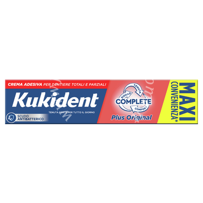 Kukident plus original crema adesiva dentiere 65 g