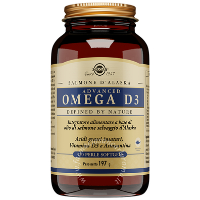 Solgar Advanced omega d3 120 perle softgel