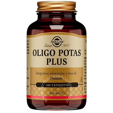 Solgar Oligo potas plus 100 tavolette