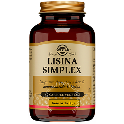 Solgar Lisina simplex 50 capsule vegetali