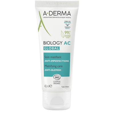 Aderma biology ac global trattamento opacizzante anti imperfezioni 40 ml