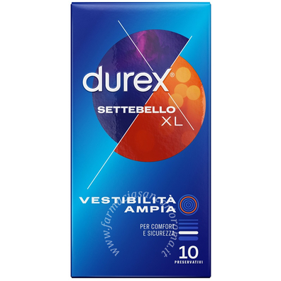 Profilattico durex settebello extralarge 10 pezzi