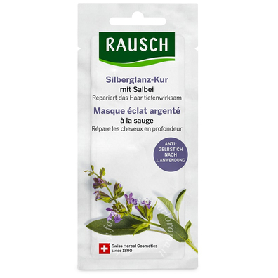 Rausch maschera lucentezza argentea alla salvia 15 ml