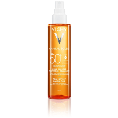 Vichy Cell protect olio invisibile 50+ 200 ml