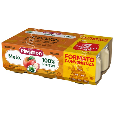 Plasmon omogeneizzato mela 6x80 g