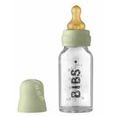 Bibs set completo biberon vetro verde salcia 110ml