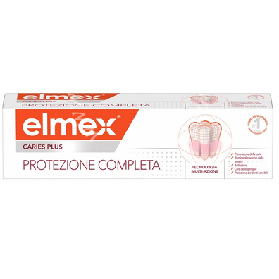 Elmex dentifricio caries plus protezione completa 75 ml