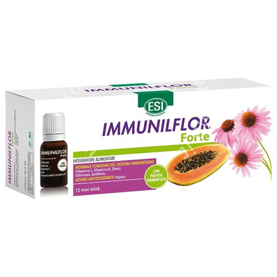 Esi immunil forte papaya 12 mini drink