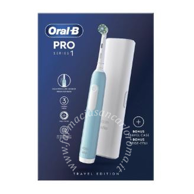 Oralb pro 1 blu spazzolino elettrico+tc