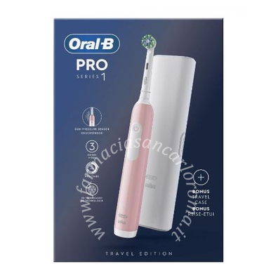 Oralb pro 1 rosa spazzolino elettrico+tc
