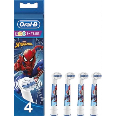 Oralb power refill eb10 spiderman 4 pezzi