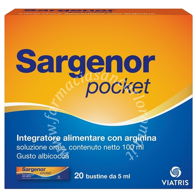 Sargenor pocket 20 bustine da 5 ml