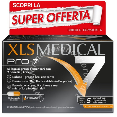 Xls medical pro-7 180 capsule taglio prezzo
