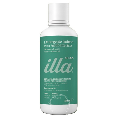 Illa detergente intimo antibatterico ph 3,5 500 ml