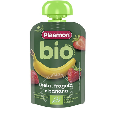 Plasmon omogeneizzato bio banana fragola 100 g