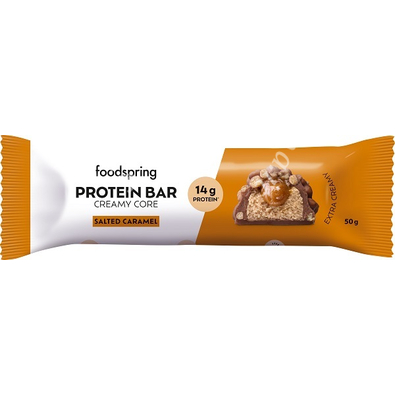 Foodspring Protein bar creamy core caramello salato 60 g