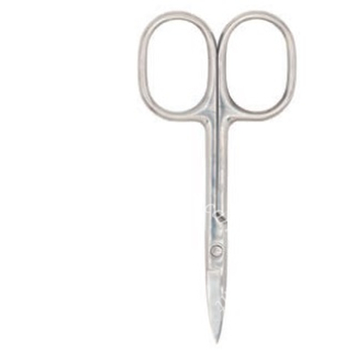 Glowy forbici in acciaio inossidabile punta curva piccola