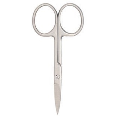 Glowy forbici in acciaio inossidabile punta retta media