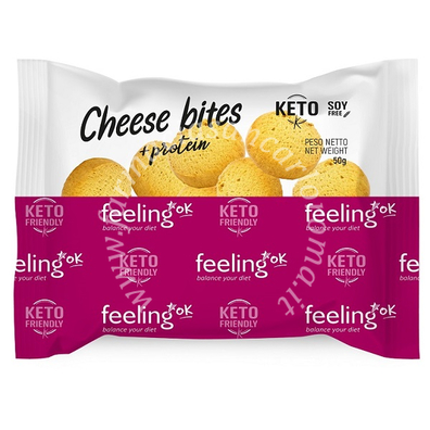 Feeling ok +protein cheese bites 50 g