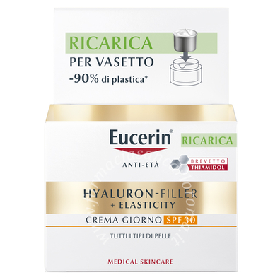 Eucerin hyaluron-filler + elasticity crema giorno spf30 ricarica 50 ml