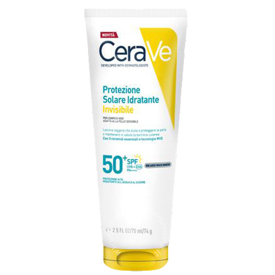 Cerave protezione solare idratante invisibile spf50+ 75 ml