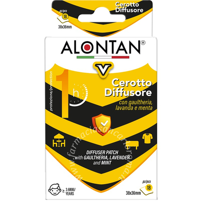 Alontan cerotto diffusore v 18 pezzi 38x36 mm