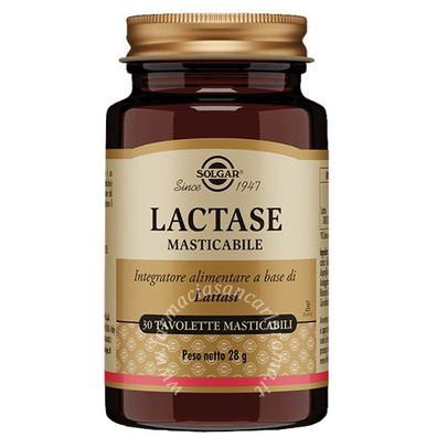 Solgar Lactase masticabile 30 tavolette