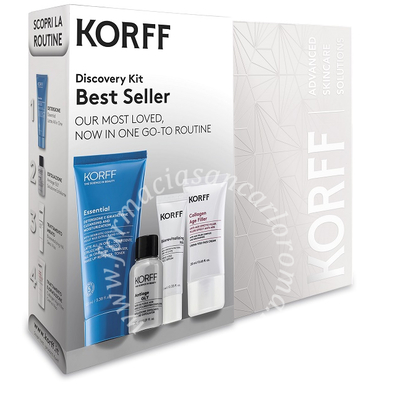 Discovery kit best seller latte detergente 100 ml + soluzione 30 ml + siero 10 ml + crema 20 ml