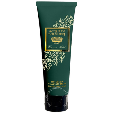 Acqua di bolgheri toscana cipresso nobile bio crema vellutata mani 75 ml