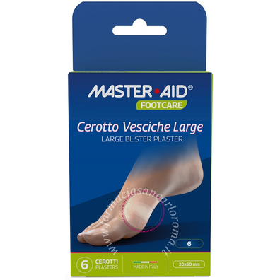 Cerotto vesciche footcare large 6 pezzi