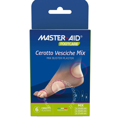 Cerotto vesciche footcare mix 6 pezzi