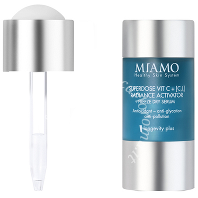 Miamo longevity plus superdose vitc c,l radiance activator freeze dry serum 5 ml