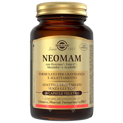 Solgar Neomam 60 capsule vegetali senza glutine